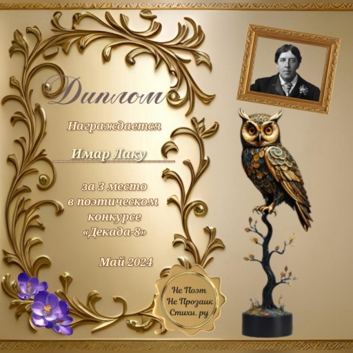 Диплом за 3 место на Декаде-8