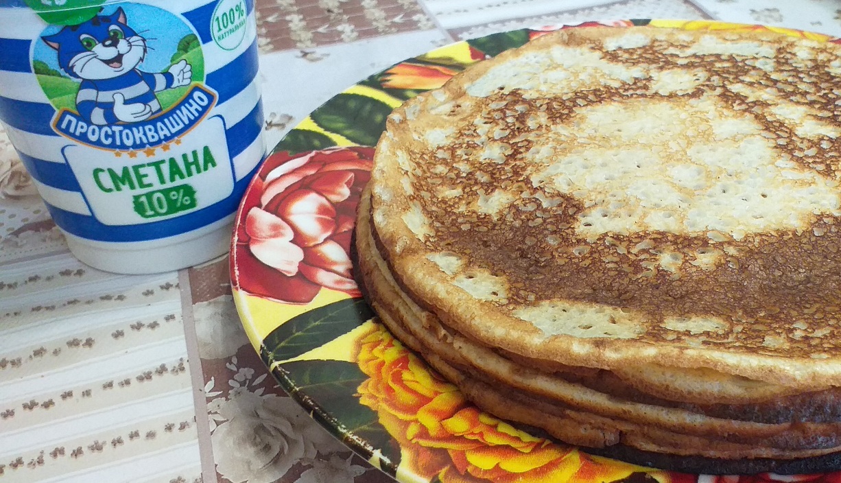 Блины кефирные