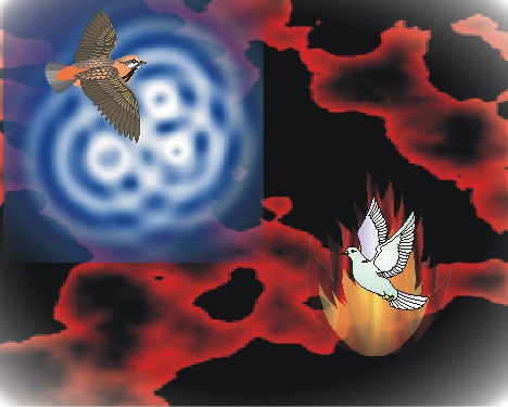 Пригорюнилась в хмурь на лету