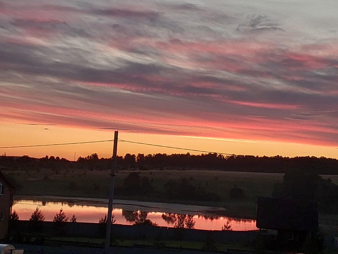 Закат над Мурмогой