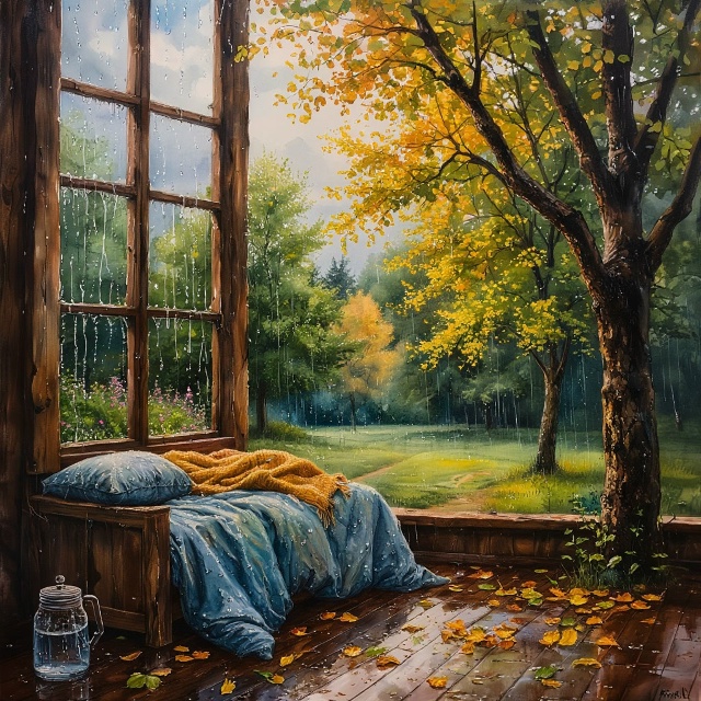 Утро после дождя