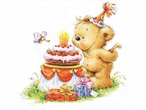 День рожденья у Мишутки