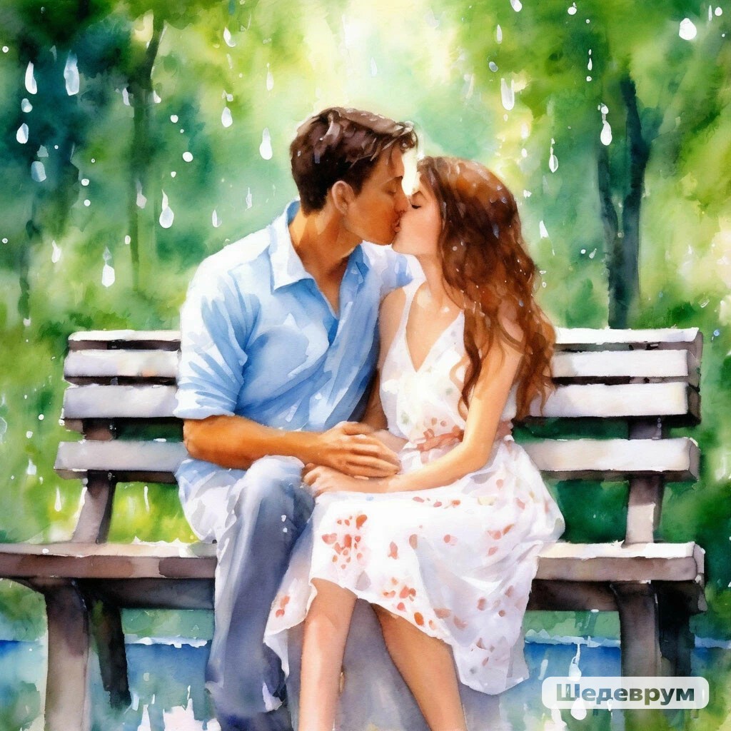 А помнишь, в парке на скамейке?