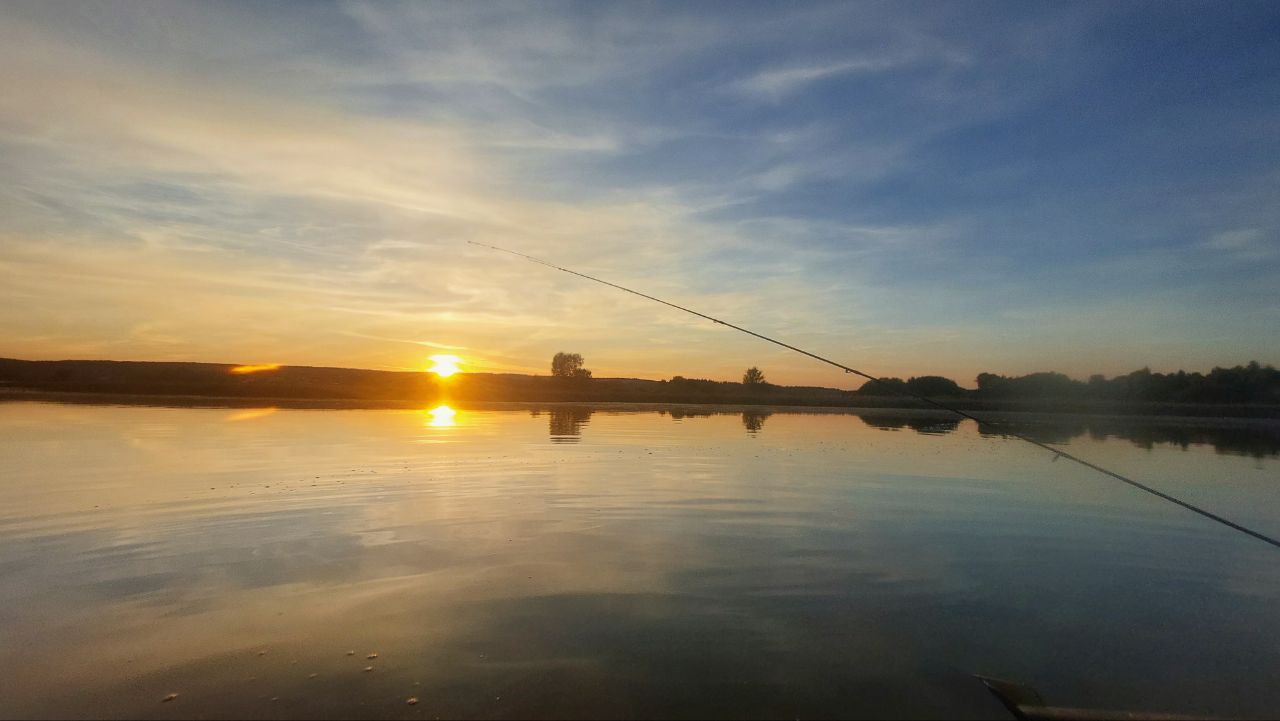 С мужем на рыбалке