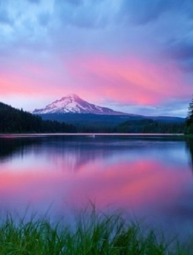 Лучи малинового цвета...