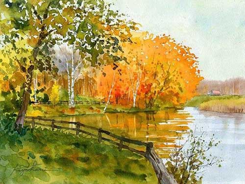 Я рисую осень