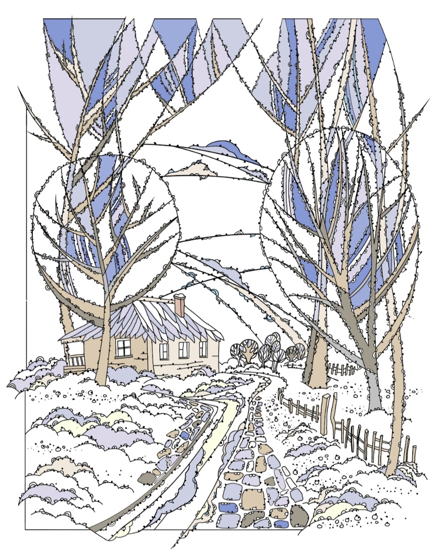 Дорожка в снегу