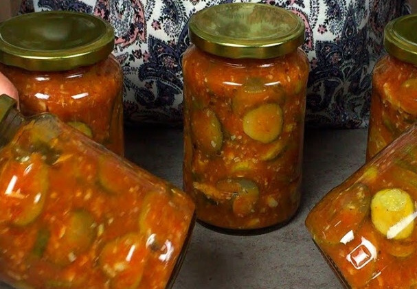 Салат из огурцов по-грузински