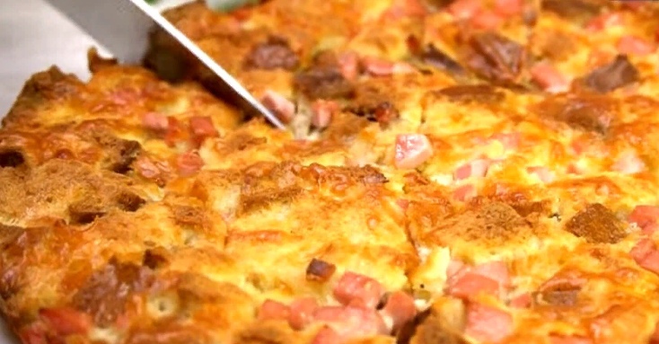 Пирог из батона