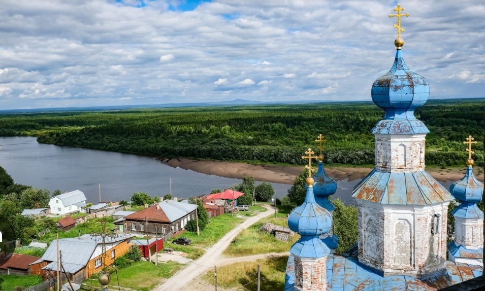 Как много неба в этом городке