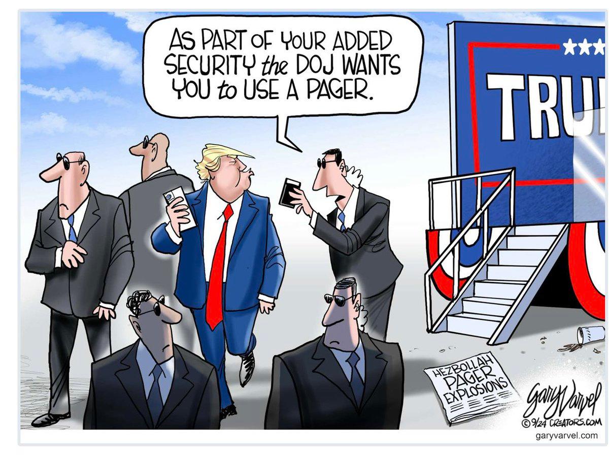 Пейджер для Трампа!