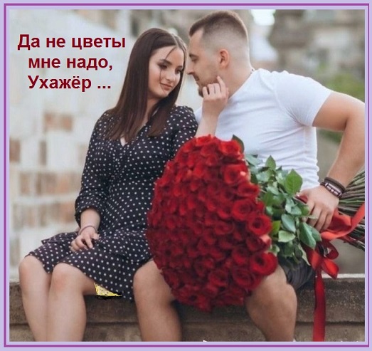 Да не цветы мне надо, Ухажёр!