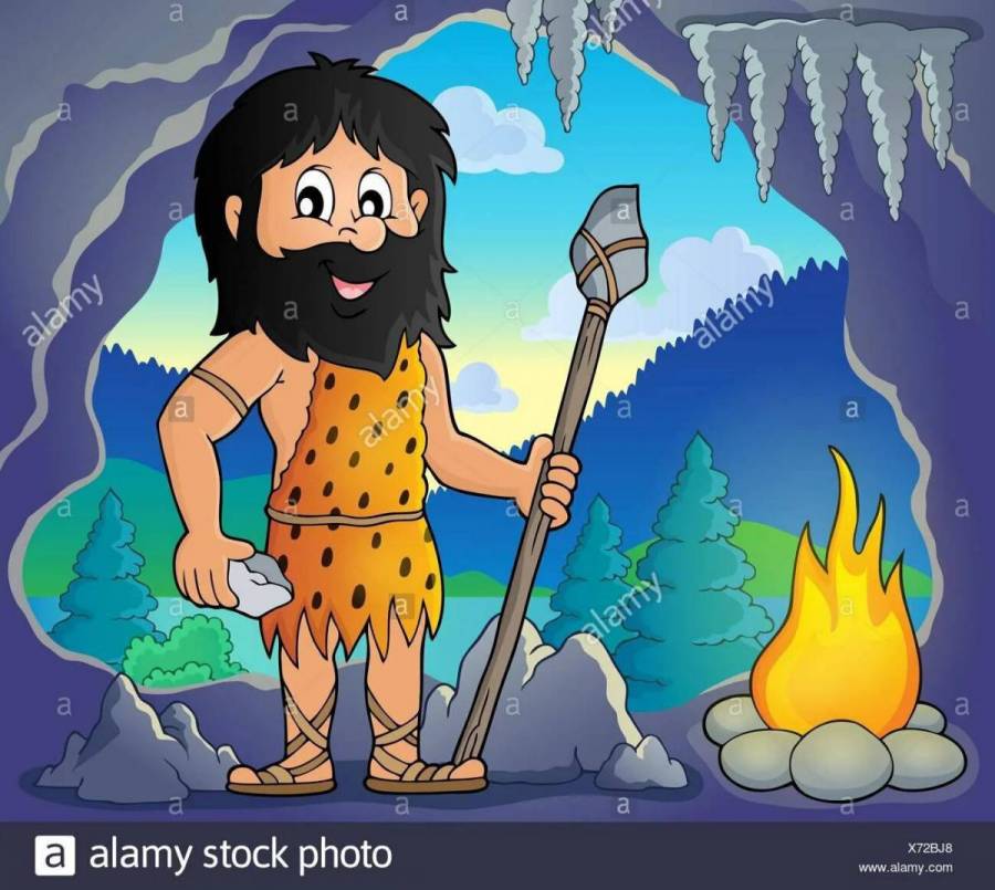 Жил дикарь в пещере тёмной