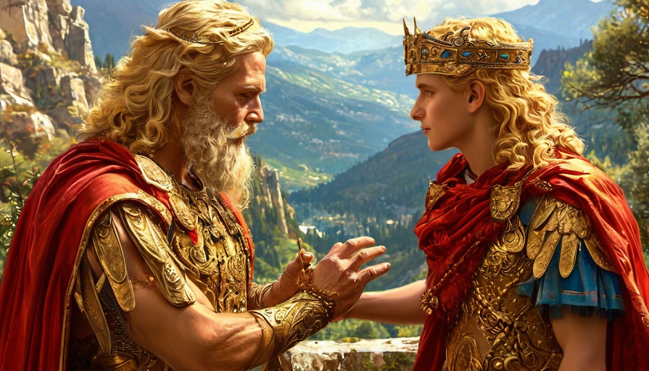 9. Разговор Тезея и Эгея Сын и Отец