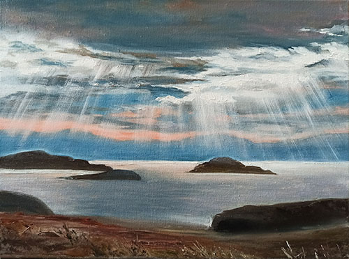 Я лечу в потоке света