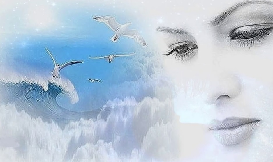 Когда душа, как голубица...