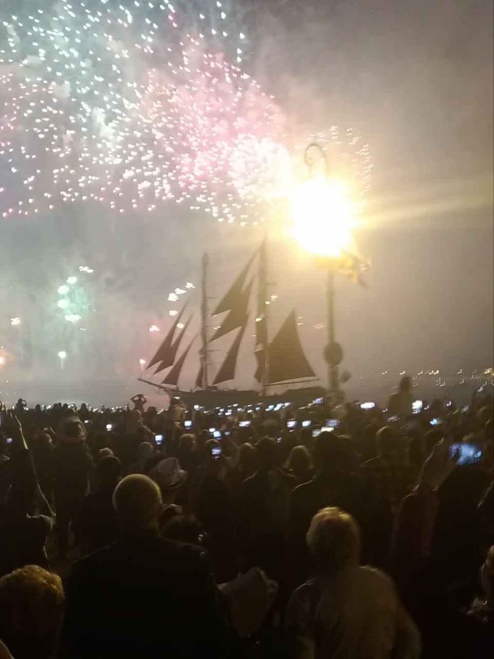 Фейерверком вдали...