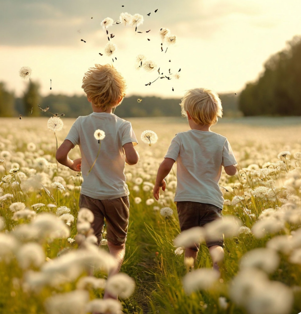 Одуванное поле