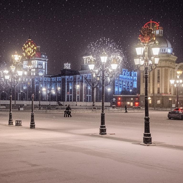 Вечер опустился