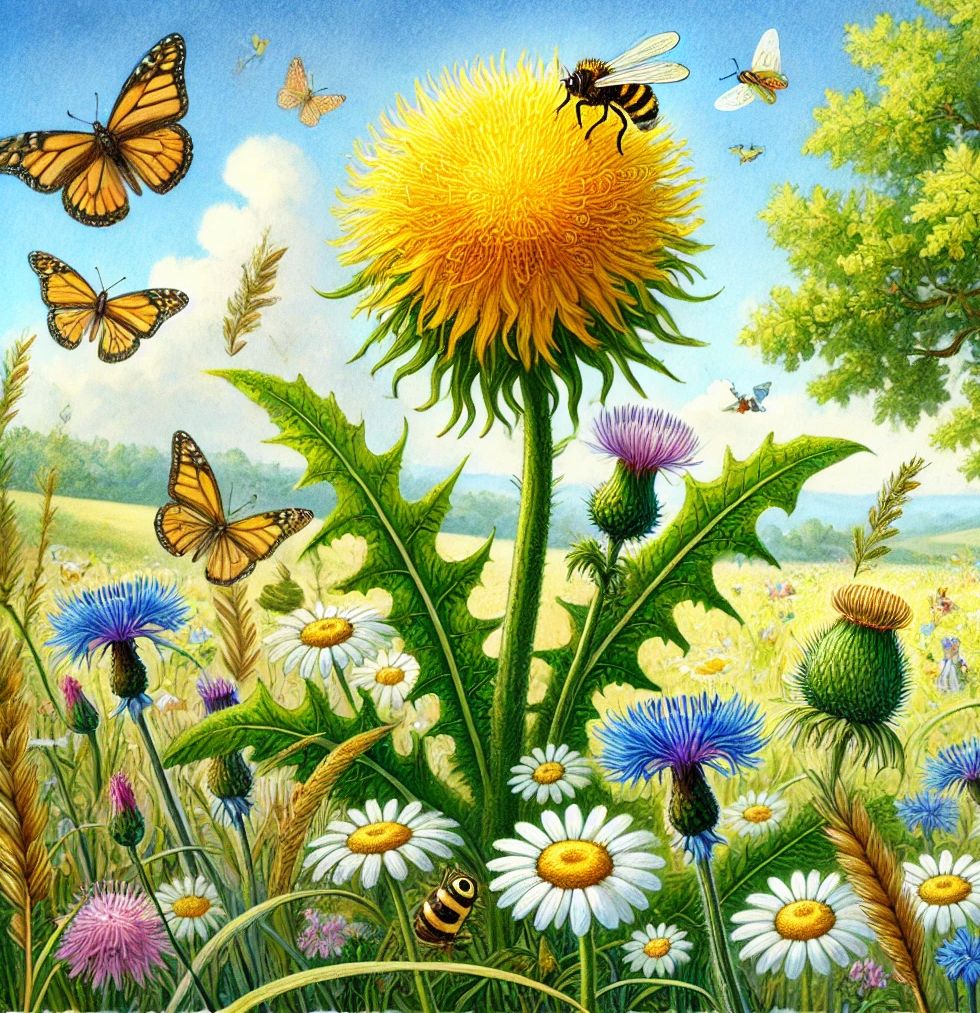 Сказка про Одуванчик и Лопух