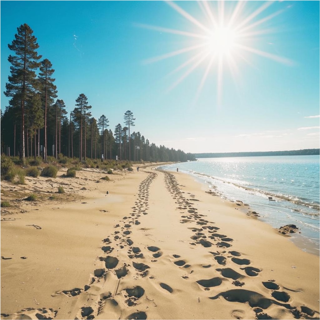 Следы на песке