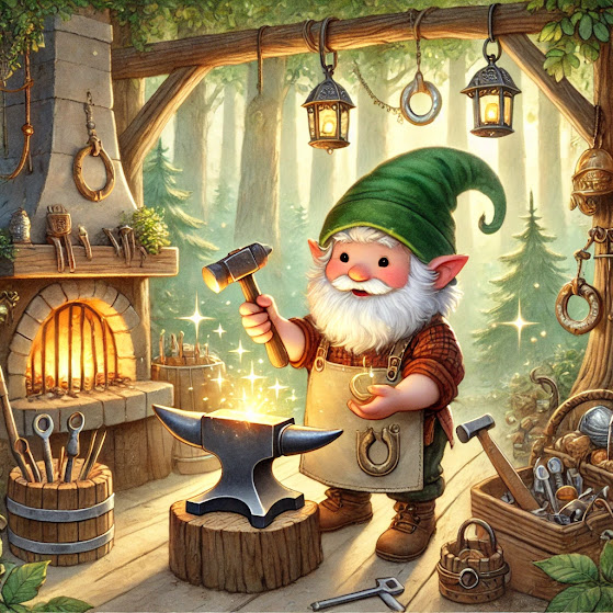 Сказка про гномика Васю и несчастливую подкову