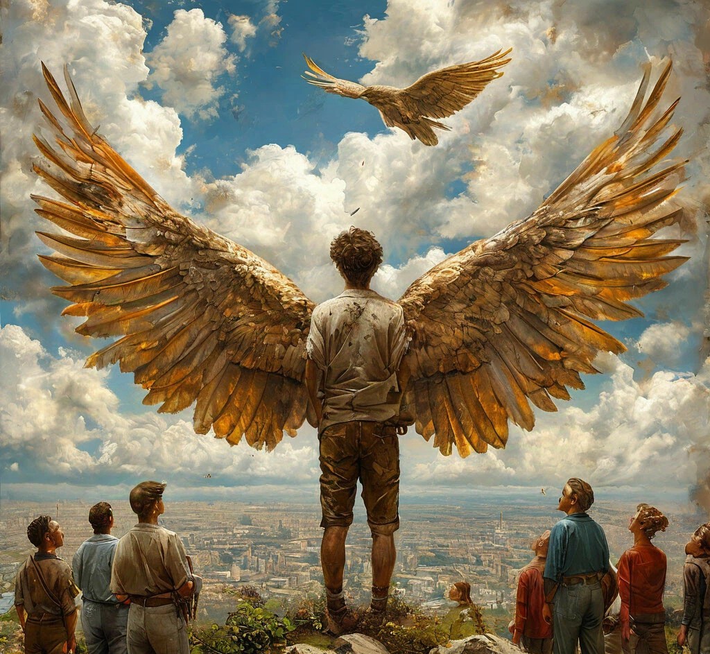 Если б имел я крылья за спиной