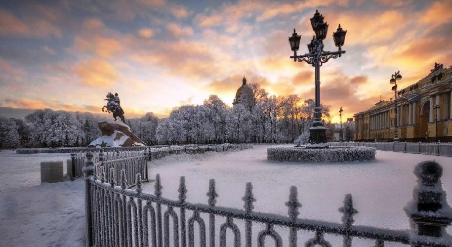 Морозный Петербург