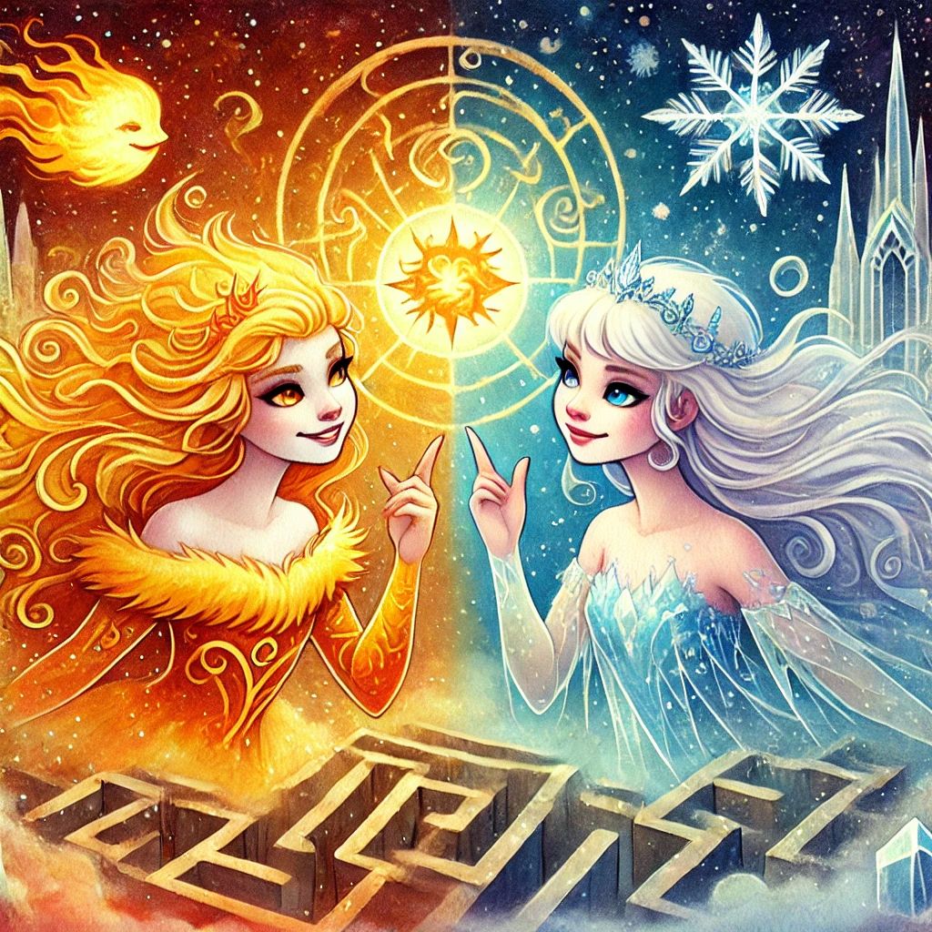 Сказка про Пламя и Лёд