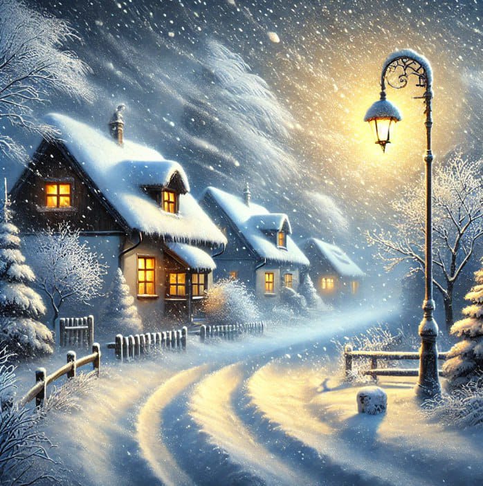 По селу метёт метель