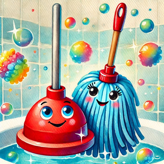 Сказка про Швабру и Вантуз