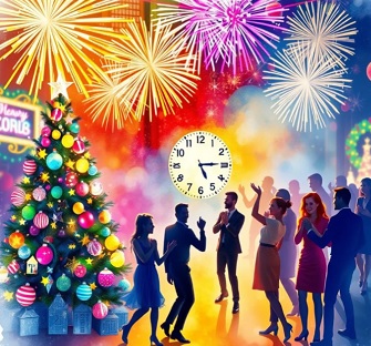 С наступающим!