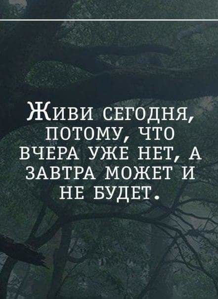 Я живу сегодня