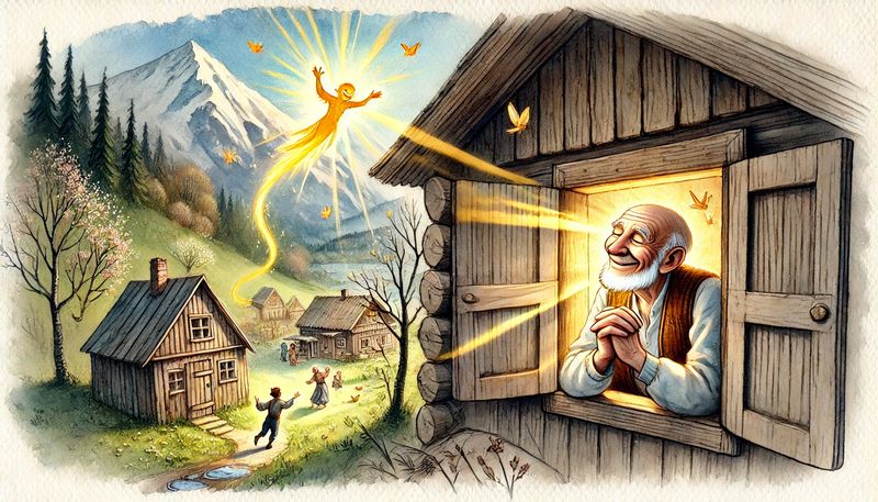 Сказка про солнечный лучик и слепого