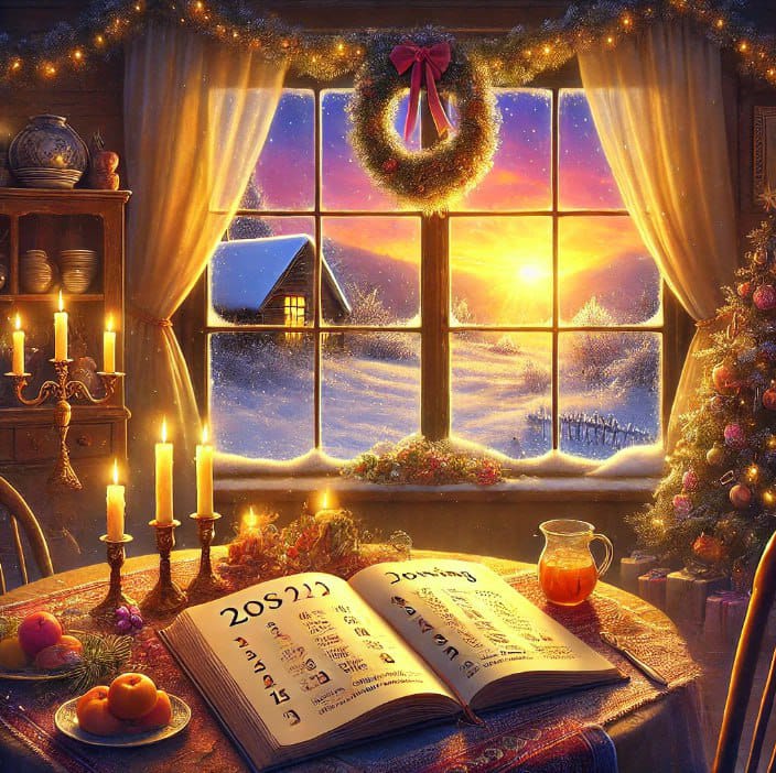 Утро наступает, за окном заря