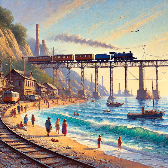 Сказка о Паровозике, который мечтал стать Кораблём