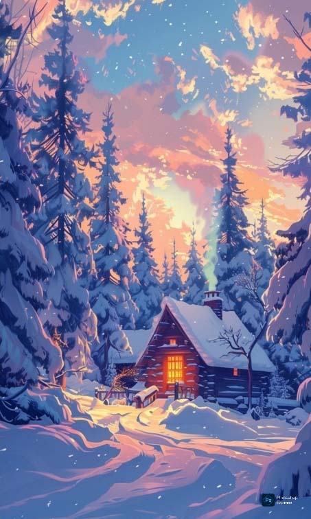 Еловой веткой намечала..