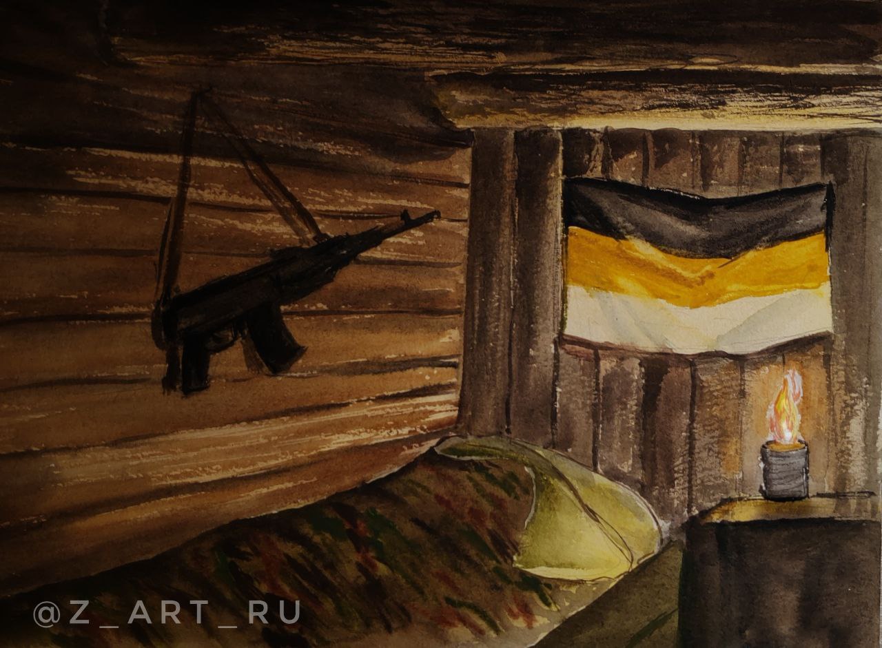 Вновь зима в блиндаже