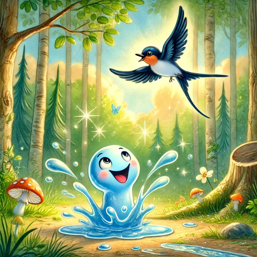 Сказка про Лужу и Ласточку