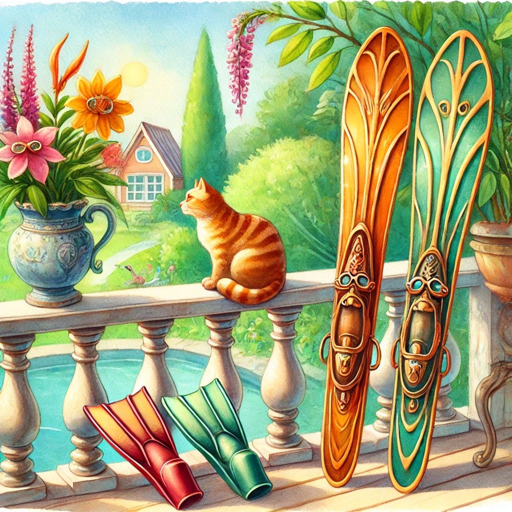 Сказка про Лыжи и Ласты