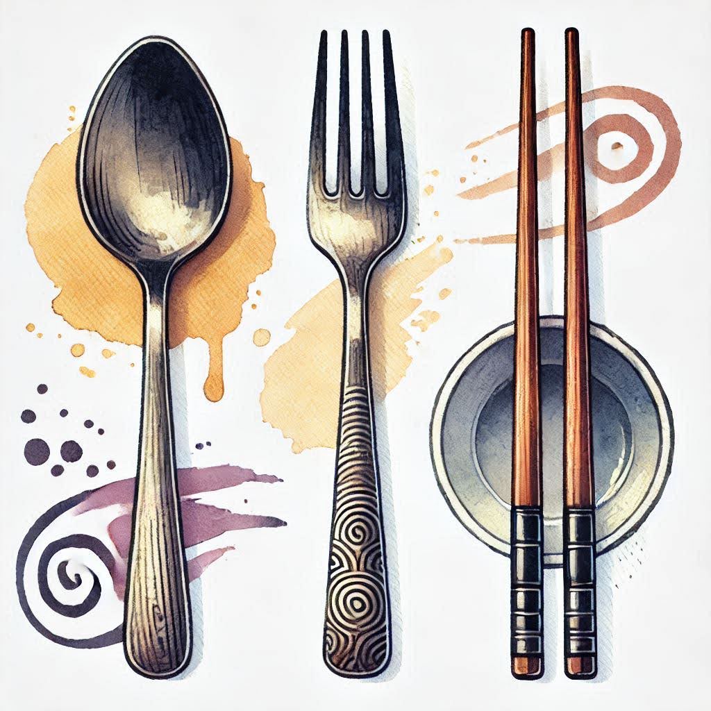 Сказка о Ложке, Вилке и Палочках для суши