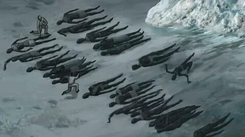 О, как нам холодно... Как холодно...