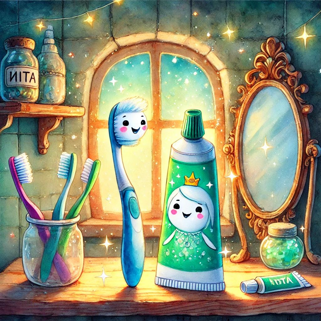 Сказка про приключения зубной щётки и тюбика пасты