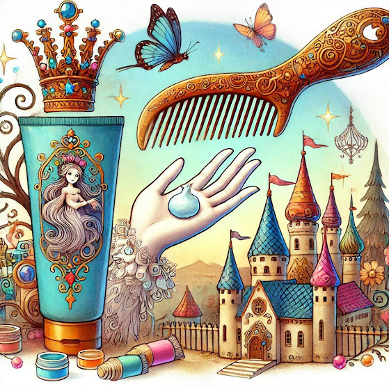 Сказка про Тюбик крема для рук и Расчёску