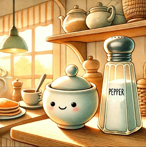 Сказка про Сахарницу и Перечницу