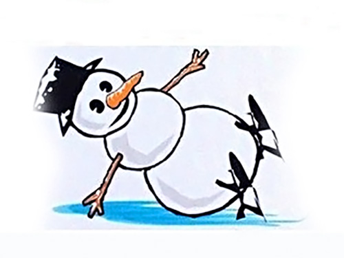 Осторожно! Гололёд!