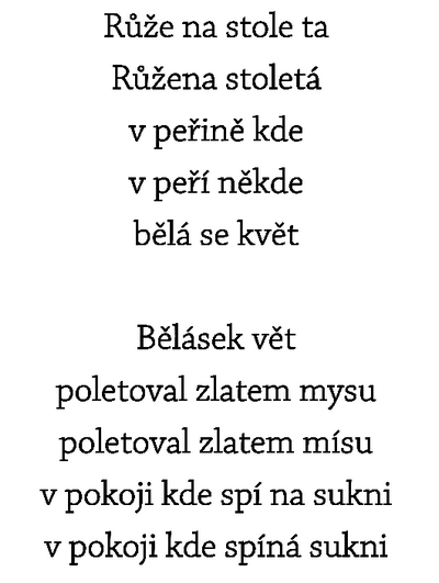 Vitezslav Nezval - Ruze na stole ta Ruzena stoleta