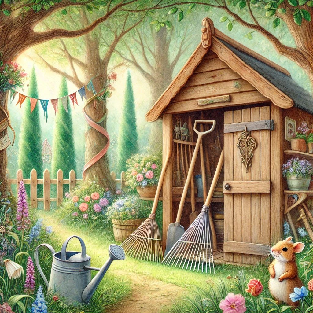 Сказка про Грабли и садовую Лейку