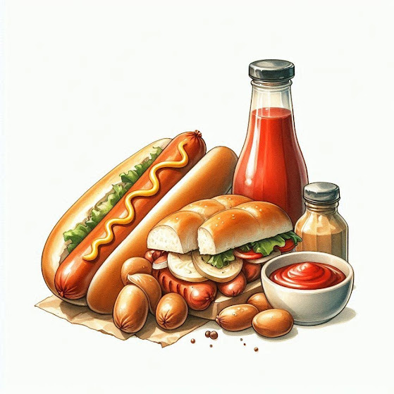 Сказка про Ход-дог и Сосиску в тесте