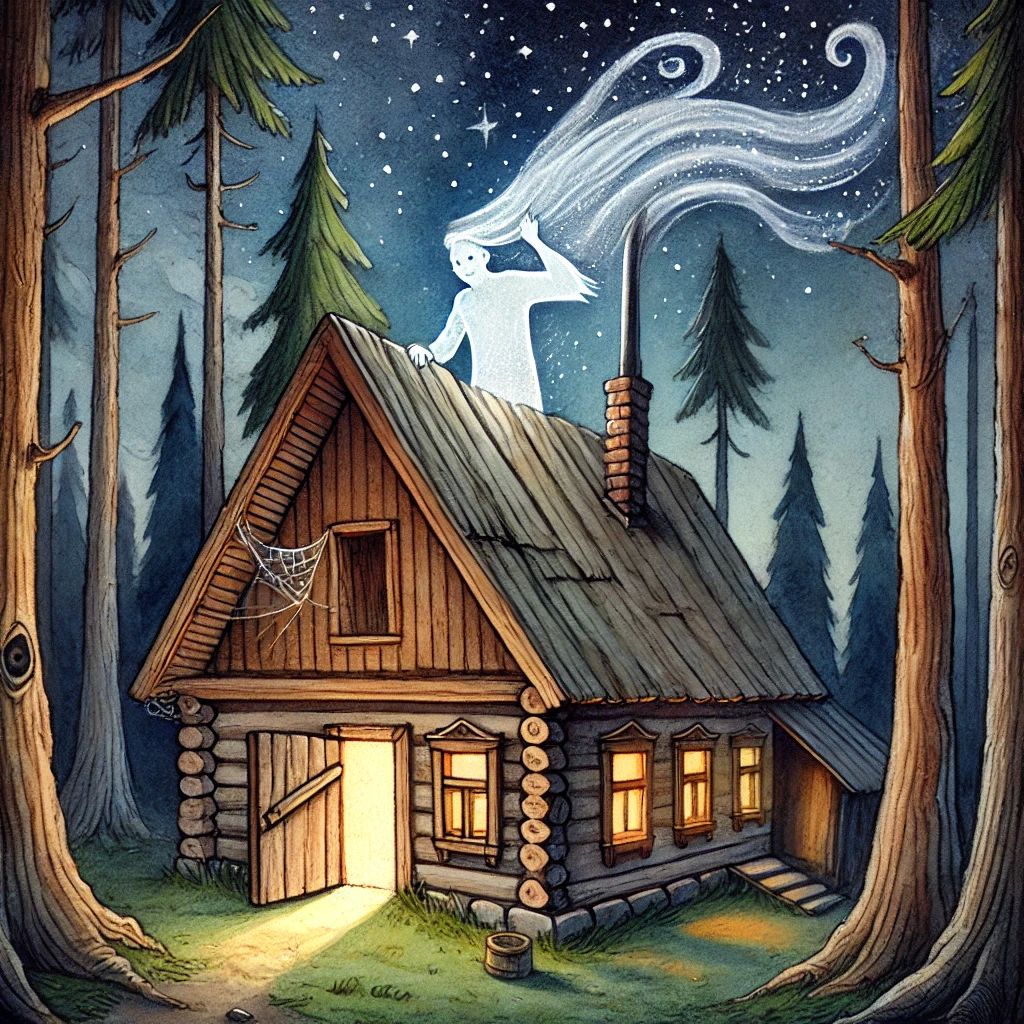 Сказка про ночной Ветер и Щель на чердаке